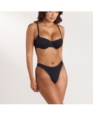 Lounge Comfort Extreme Push-Up Balconette Bra - Black