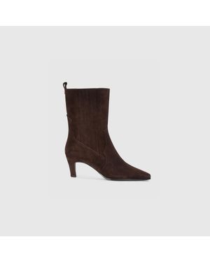Lounge Heather Ankle Boots - Brown