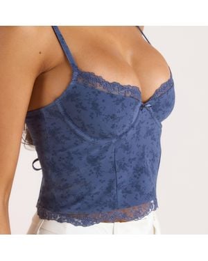 Lounge Wired Cami-Top - Blauw