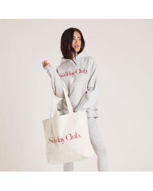Lounge Cotton Canvas Tote Bag - Natural
