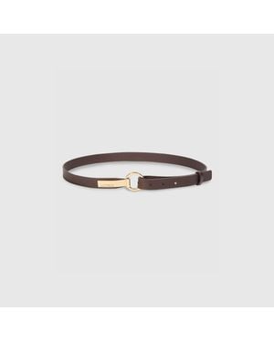 Lounge Ceinture À Barrette - Marron