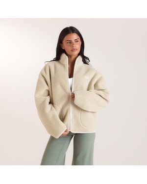 Lounge Borg-Jas Met Ritssluiting - Naturel