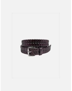 Nooki Design Bradley Woven Belt - Black