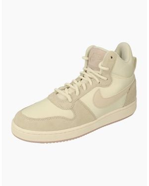 Nike Court Borough Mid Prem Trainers 844907 101 - Natural