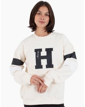 Hurley Out Run Regular Fit Sweatshirt - White