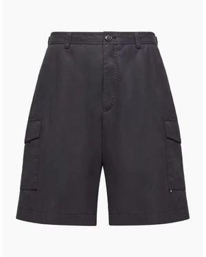 Moncler Cotton Shorts - Blue