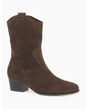 Gabor Kirsten Calf Length Boots - Brown