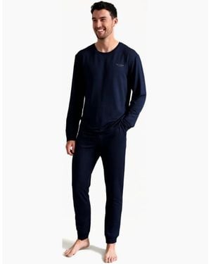 Ted Baker Luxe Modal Lounge Jogging Bottoms - Blue