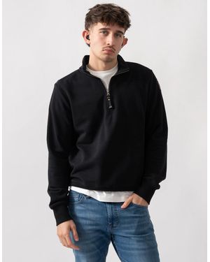 Parajumpers Broad Peak 1/4 Zip Sweatshirt - Black