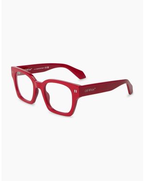 Off-White c/o Virgil Abloh Style 7U Square Full Rim Sunglasses - Red