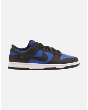 Nike Dunk Retro Leather Trainers - Blue