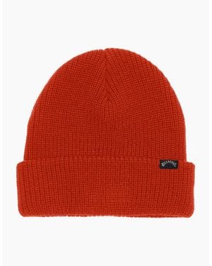 Billabong Arcade Cuff Beanie - Red