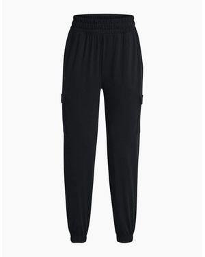 Under Armour Solid Patterned Cargo Joggers - Black