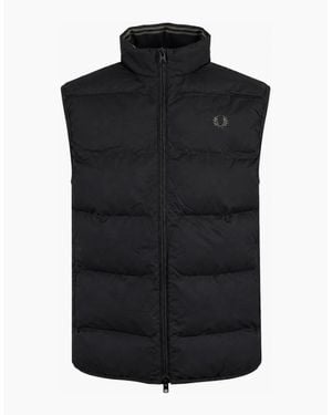 Fred Perry Insulated Padded Gilet/Laurel Wreath - Black
