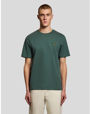 Lyle & Scott Cotton Crew Neck T-Shirt - Green
