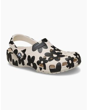 Crocs™ Classic Pop Petals Eva Summit/ Clogs - Black