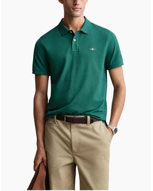 GANT Polo Shirt Golf Polo Tennis Top - Green