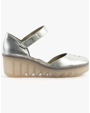 Fly London Biso305Fly Sandals - Metallic