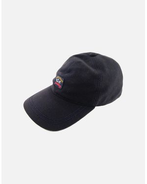 Paul & Shark Paul And Shark Patch Logo Cotton Cap - Blue