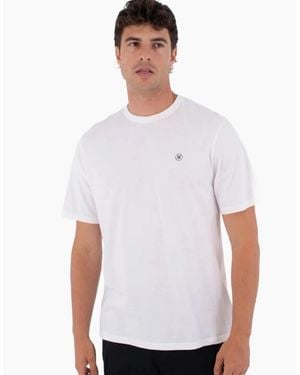 Hurley Printing Press Icon Circle Short Sleeve T-Shirt - White