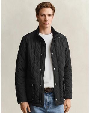 GANT Quilted Mid Jacket - Black