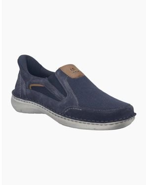 Josef Seibel New Anvers 25 Wide Fit Shoes - Blue