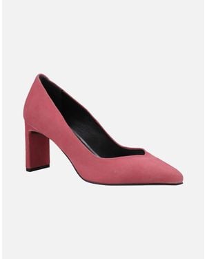 Hush Puppies Olivia Suede Coral Shoes - Pink