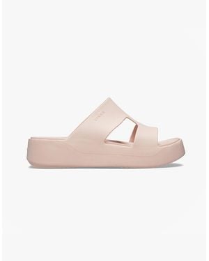 Crocs™ Blush Getaway Platform Heeled Sandals - Pink