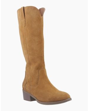 Hush Puppies Isabella Knee High Boots - Brown