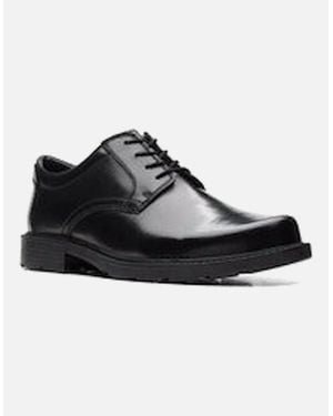 Clarks Kerton Lace Leather - Black