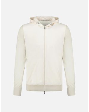 Gran Sasso Athleisure Hooded Jacket - White