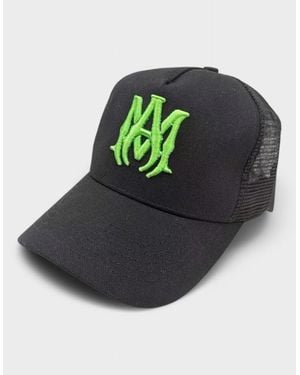 Amiri Ma Logo Trucker Hat - Green