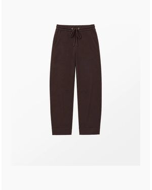 Ro&zo Barrel Leg Joggers - Brown