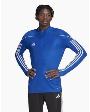 adidas Tiro 23 League 1/4 Zip Training Top - Blue