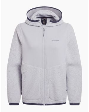 Craghoppers Ladies Telesto Fleece Hooded Jacket - Grey