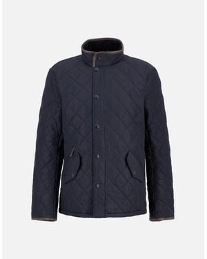 Barbour Powell Quilt Jacket Ny71 - Blue