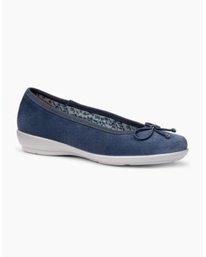 Hotter Sweetie Slippers - Blue