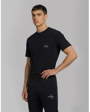 Calvin Klein 3 Pack Micro Shorty T-Shirts & Tank Tops - Blue