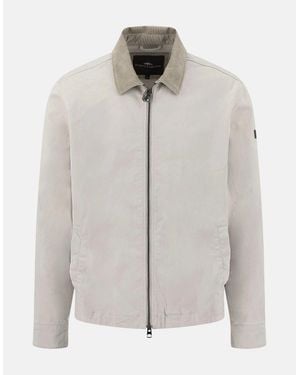 Fynch-Hatton Worker Jacket Cement - Grey