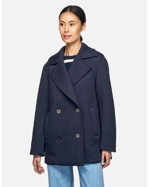 Geox W Gardenia Pea Coat - Blue