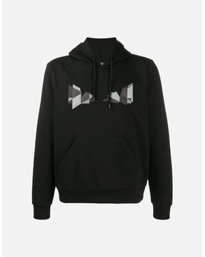 Fendi Cubic Bug Eyes Hoodie - Black