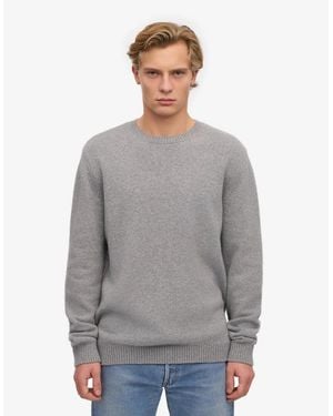 COLORFUL STANDARD Classic Merino Wool Crew Neck Jumper - Blue