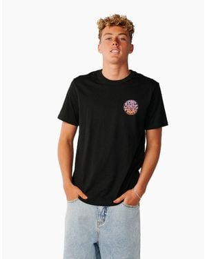 Rip Curl Rip Curl Wettie Passage Icon Short Sleeve T-Shirt - Black