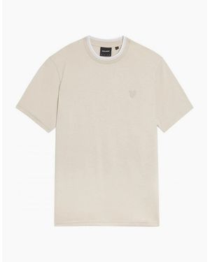 Lyle & Scott Lyle & Scott Tipped Superfine T Shirt Cove - White