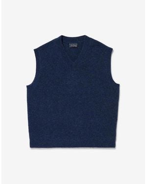 Oliver Sweeney Alpaca Wool Blend Vest - Blue