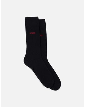 BOSS 2 Pack Of Logo Socks - Black
