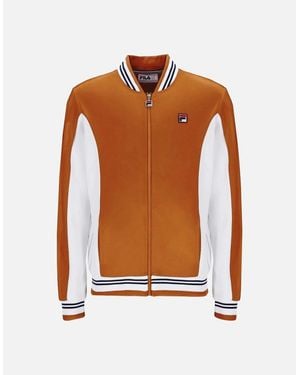 Fila Settanta Baseball Track Top Jacket Pumpkin Spice/Gardenia - Brown
