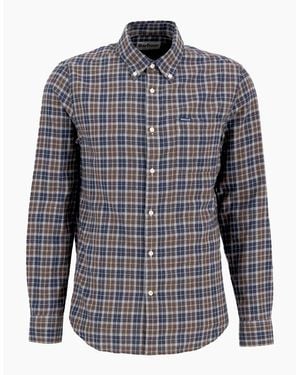 Barbour Lanark Tailored Long-Sleeved Shirt - Blue