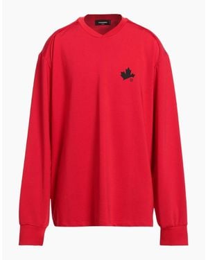 DSquared² D2 Maple Logo Jumper - Red