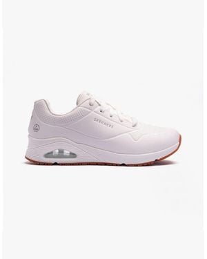 Skechers Work 108021Ec Uno Sr Occupational Trainers - White